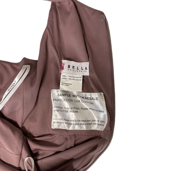 Bella Bridesmaids One Shoulder Chiffon Maxi - Picture 12 of 13